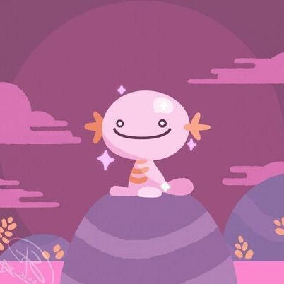 Shiny Wooper shiny wooper on a rock